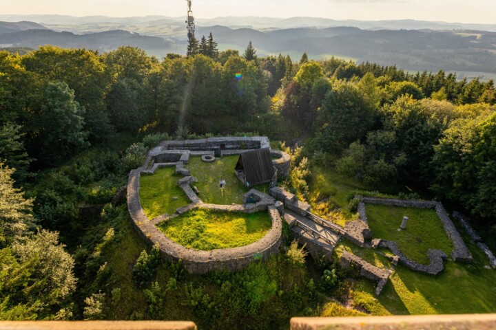 Burgruine Eisenberg. © Tourist-Information Korbach