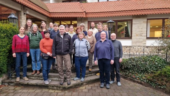 Gruppenbild: Freiwilligenkoordinator*innen profitieren vom bundesweiten Austausch. © Nationale Naturlandschaften e. V.