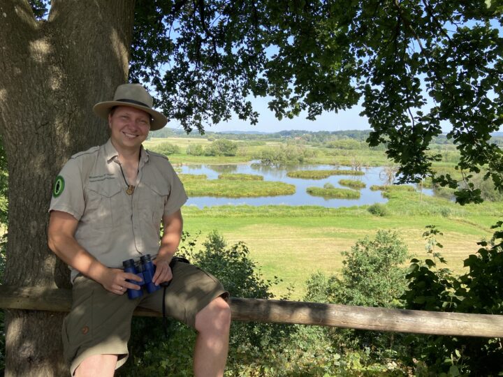 Ranger Patric Heintz. © Naturwacht Saarland